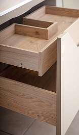 Бриклаер Мебель для ванной Брайтон 100 (Mario) глиняный серый – фотография-10